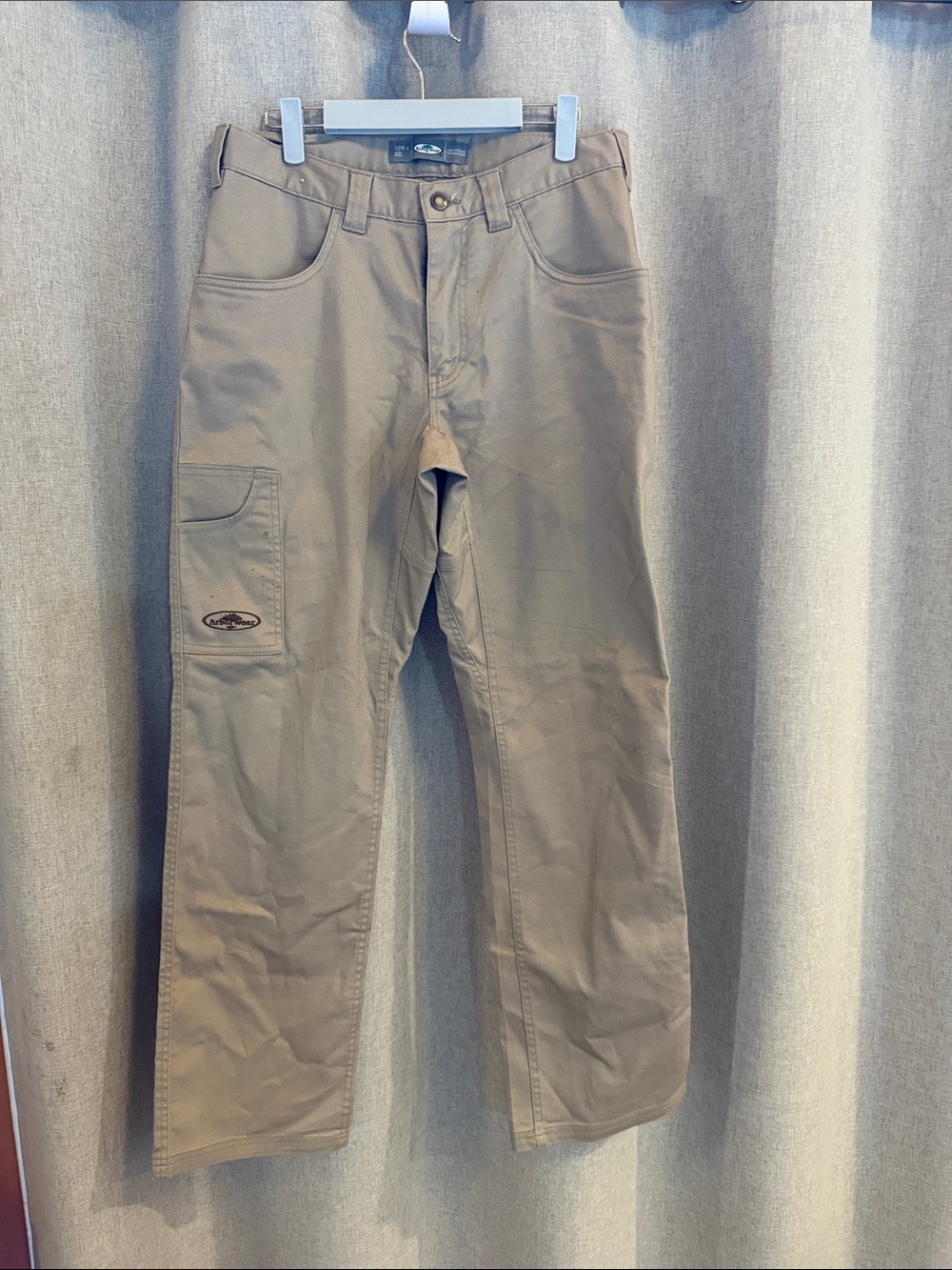 Arborwear Men’s Tan Cargo Work Pants with Pocket